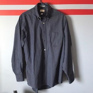 Men’s Eagle Blue striped shirt. 16 34/35.